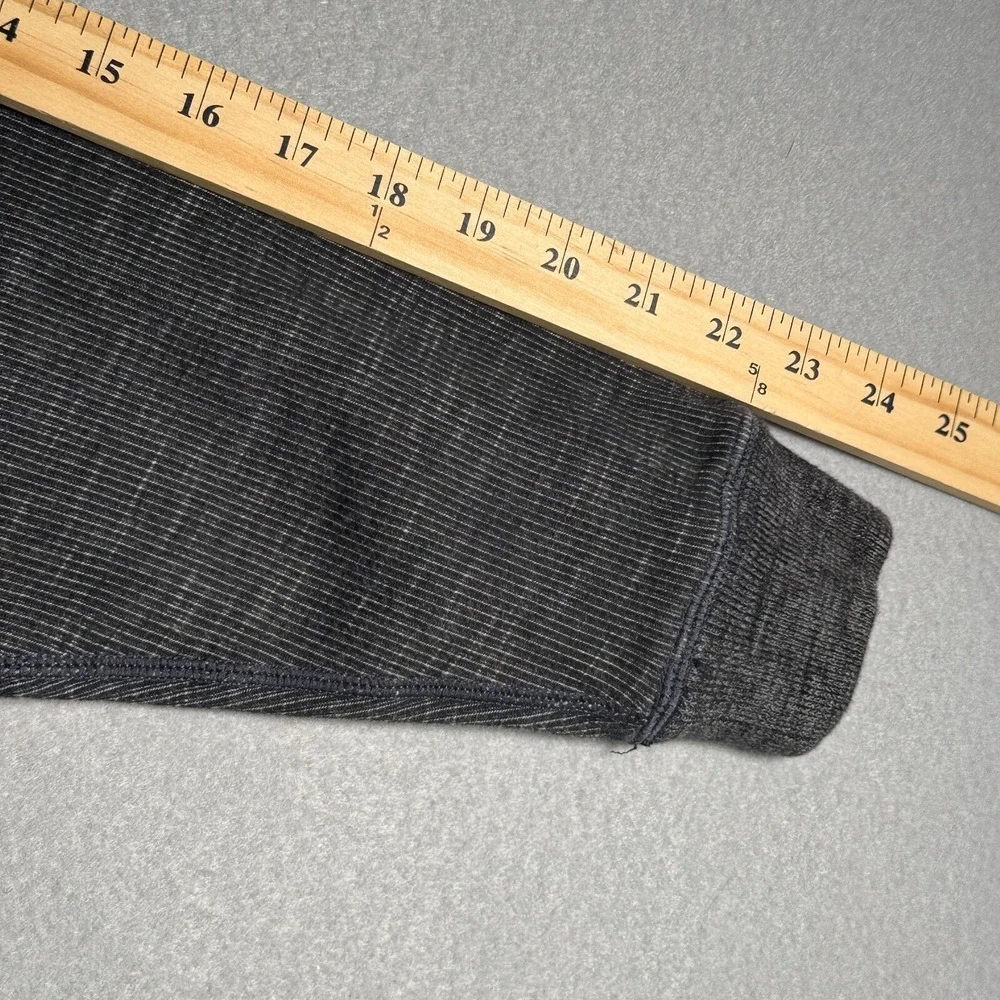 Tommy‎ Bahama Reversible Half Zip Sweater Mens Large Gray Knit Classic Comfort